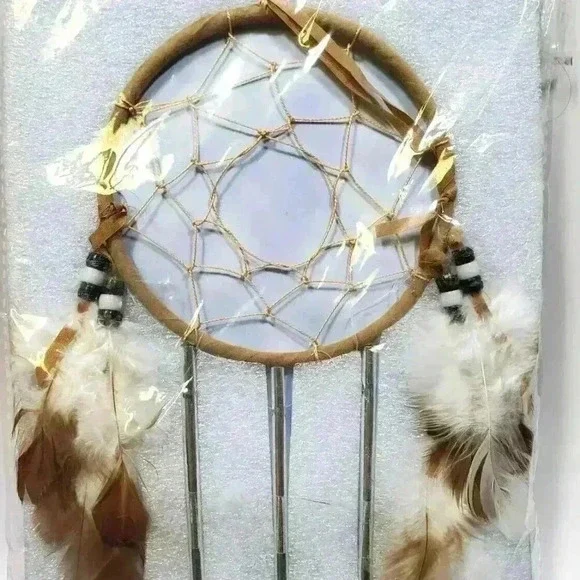 NIP Wind Chime Legend of the Dreamcatcher Dream Catcher w/ Chimes & Feathers - B - Picture 7 of 10